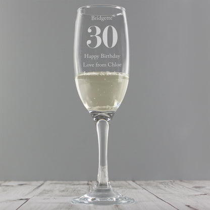 Personalised Birthday Big Age Flute - image 3