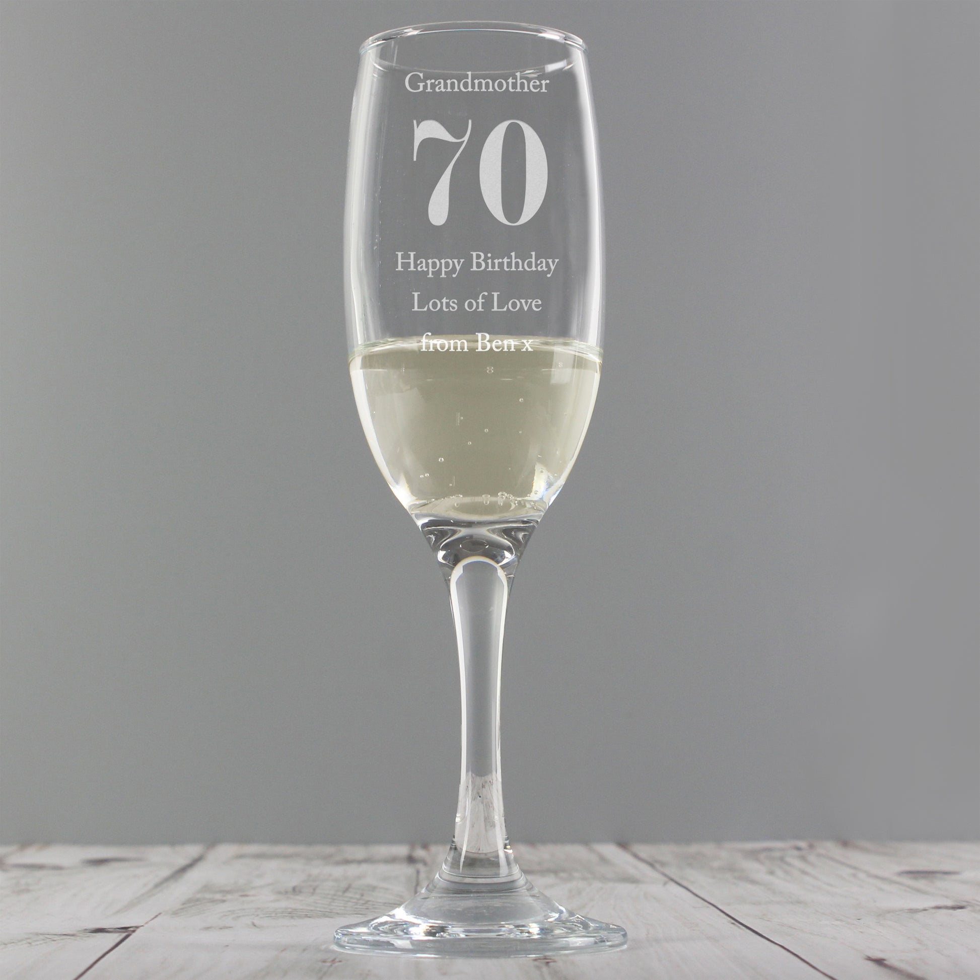 Personalised Birthday Big Age Flute - image 5