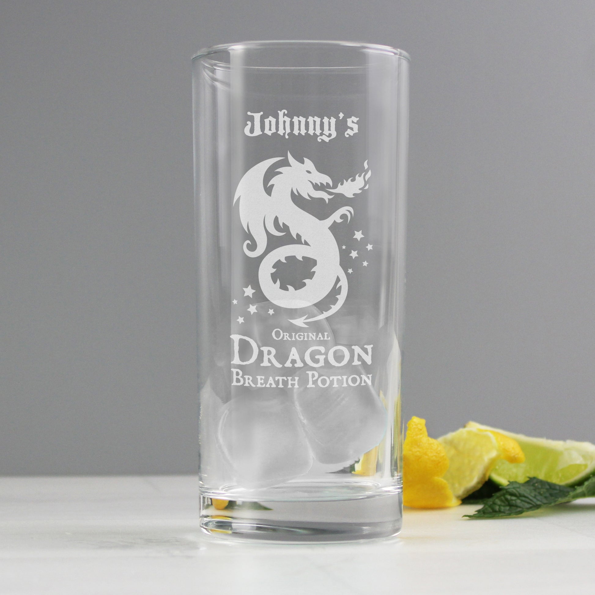 Personalised Dragon Breath Potion Hi Ball Glass - image 3