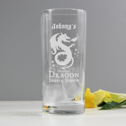 Personalised Dragon Breath Potion Hi Ball Glass - image 3