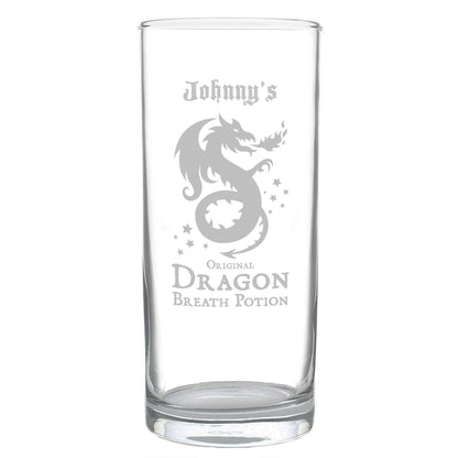 Personalised Dragon Breath Potion Hi Ball Glass - image 4