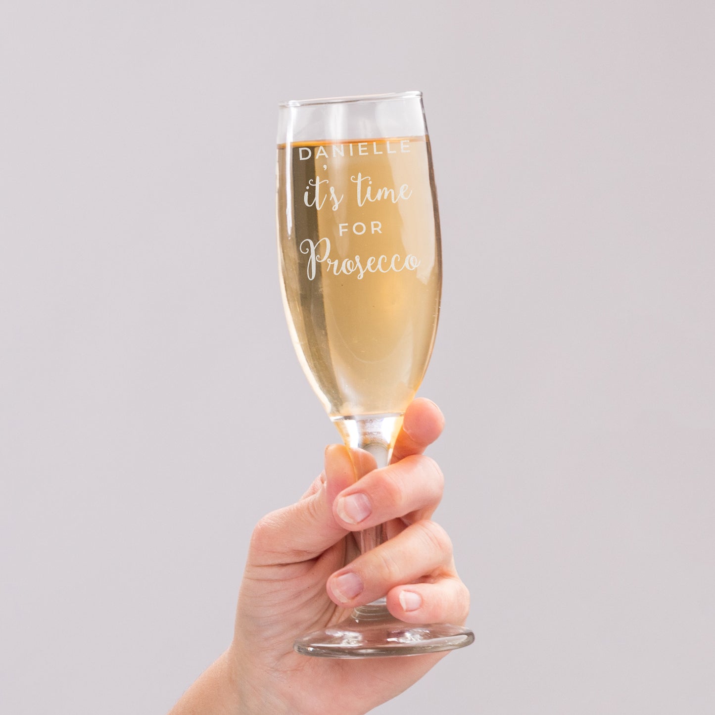 Personalised 'It's Time for Prosecco' Flute - image 4