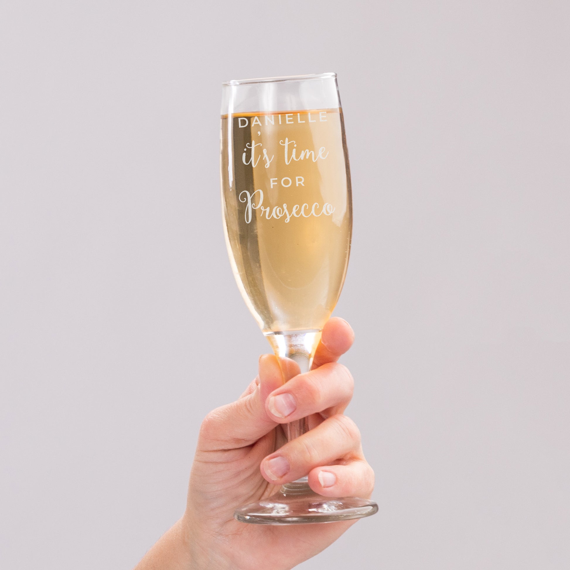 Personalised 'It's Time for Prosecco' Flute - image 4
