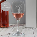Personalised Unicorn Engraved Wine Glass from Heartfelt Gifts