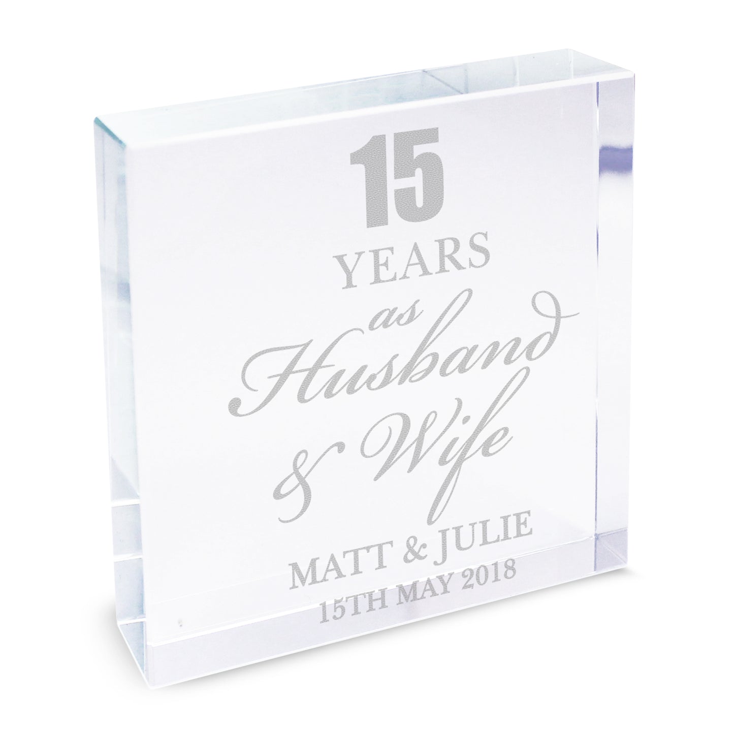 Personalised Anniversary Crystal Token - image 2