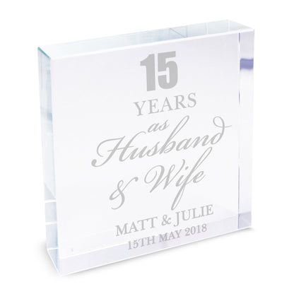Personalised Anniversary Crystal Token - image 2