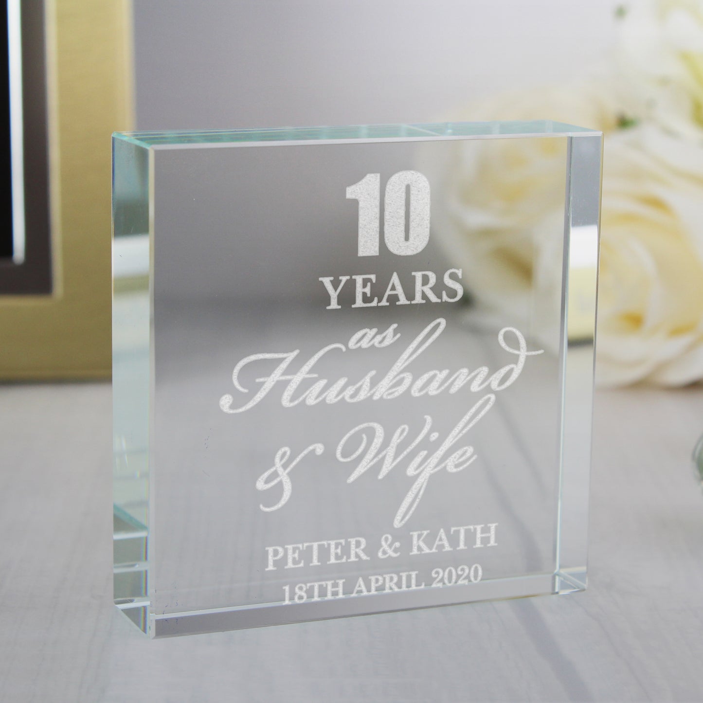 Personalised Anniversary Crystal Token - image 3