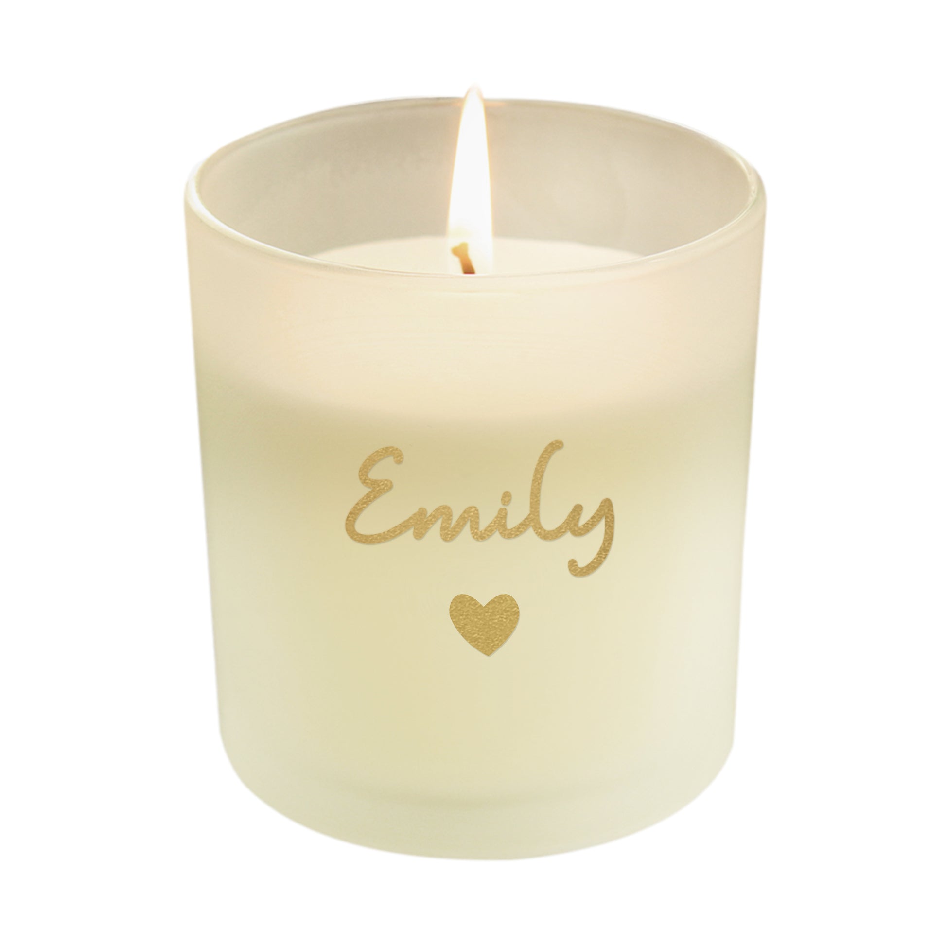 Personalised Gold Name Scented Jar Candle - image 5