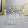 Personalised Arrow Anniversary Crystal Token