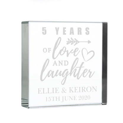 Personalised Arrow Anniversary Crystal Token - image 2