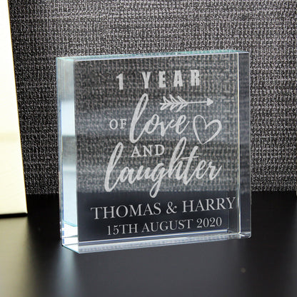 Personalised Arrow Anniversary Crystal Token - image 4