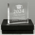 Personalised Graduation Crystal Token from Heartfelt Gifts