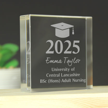 Personalised Graduation Crystal Token - image 4