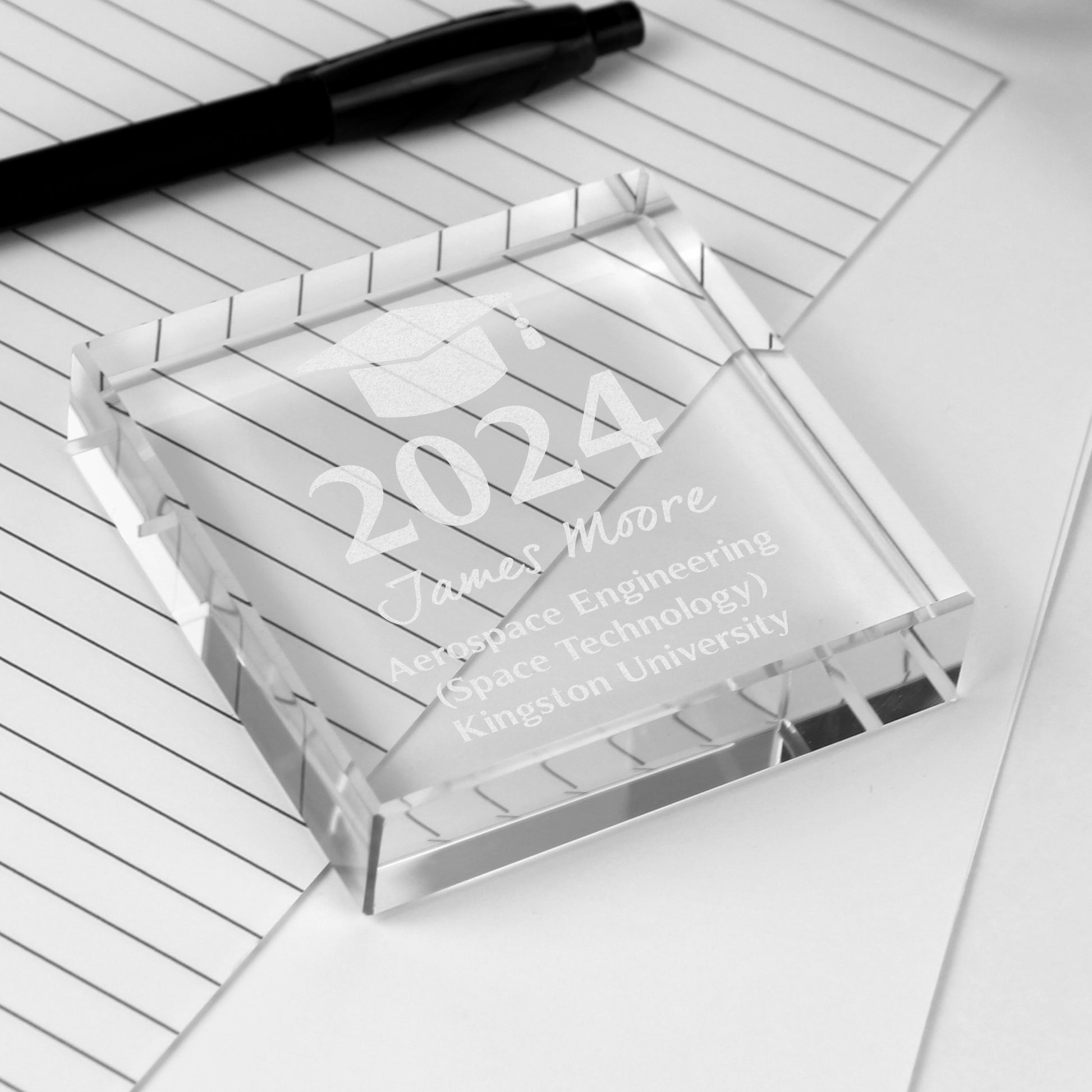 Personalised Graduation Crystal Token - image 6