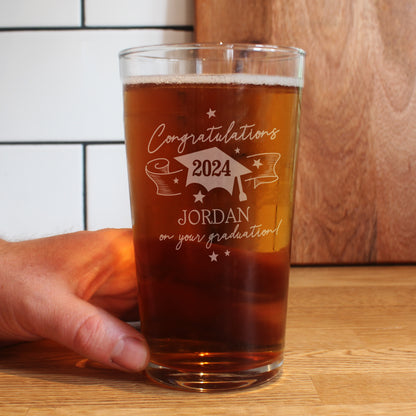 Personalised Graduation Pint Glass - image 4
