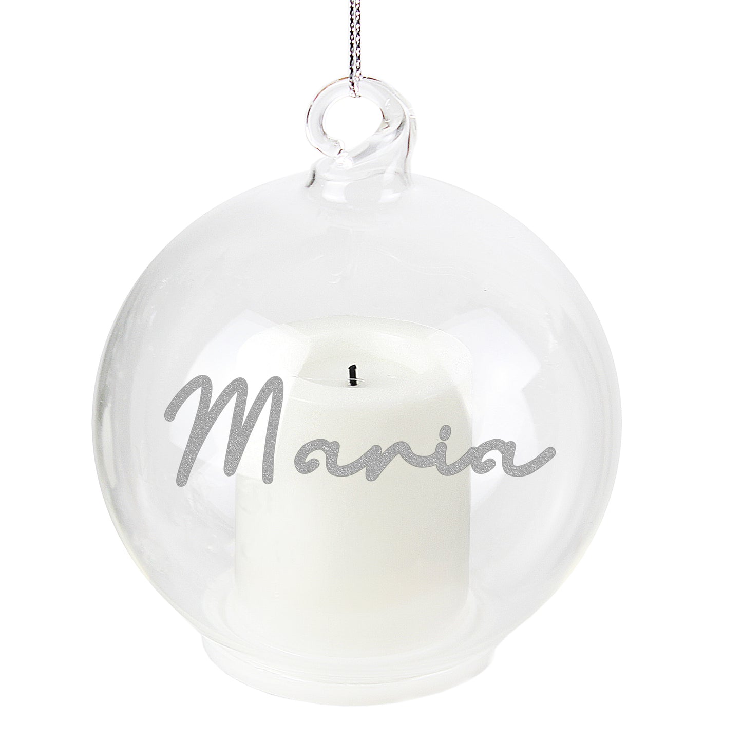 Personalised Christmas LED Candle Bauble - image 4