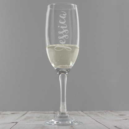 Personalised Name Only Engraved Flute - image 3