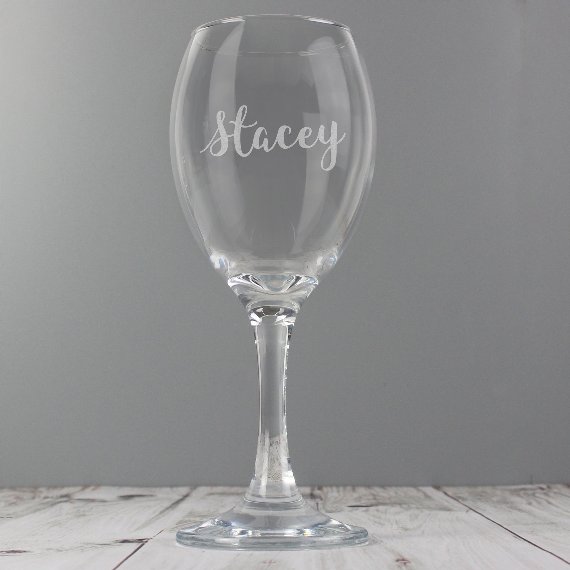 Personalised Name Only Engraved Wine Glass - image 3