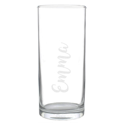 Personalised Name Only Engraved Hi Ball Glass - image 2