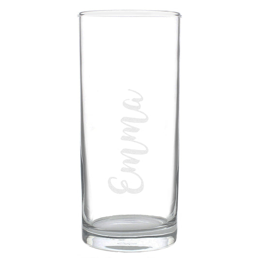 Personalised Name Only Engraved Hi Ball Glass - image 2