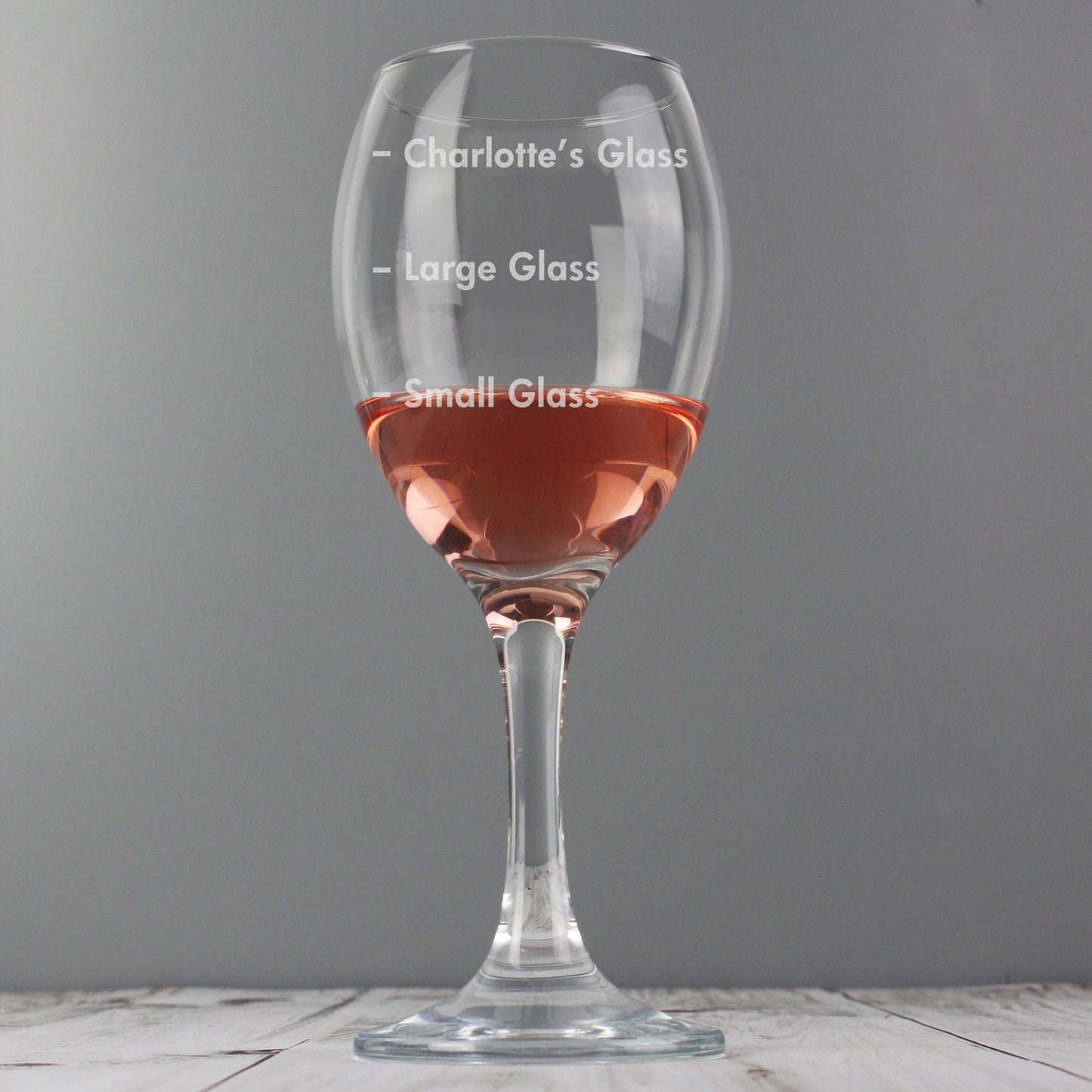 Personalised Measures Wine Glass - image 4