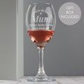Personalised You Are The Best Wine Glass from Heartfelt Gifts