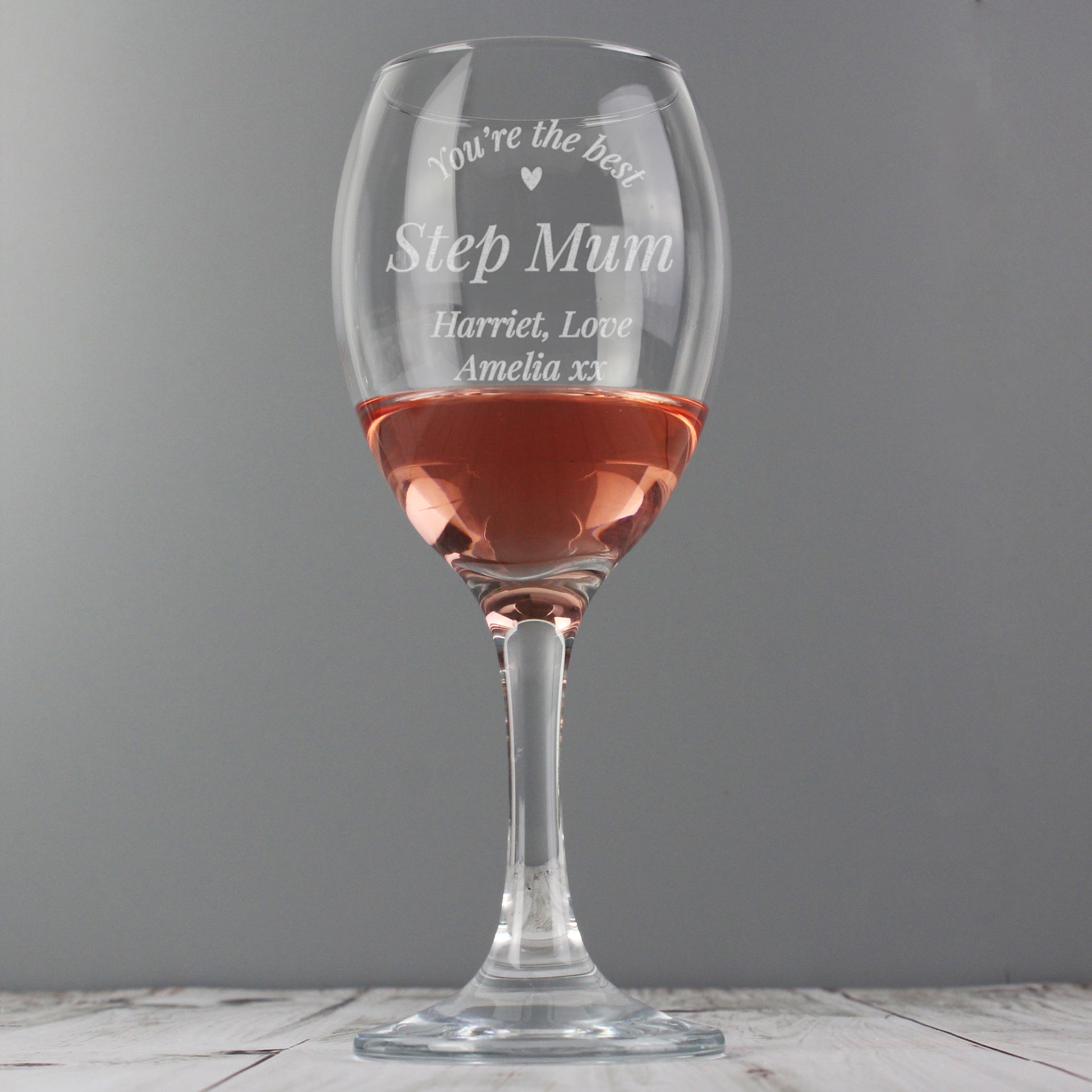 Personalised You Are The Best Wine Glass - image 4