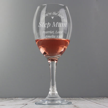Personalised You Are The Best Wine Glass - image 4