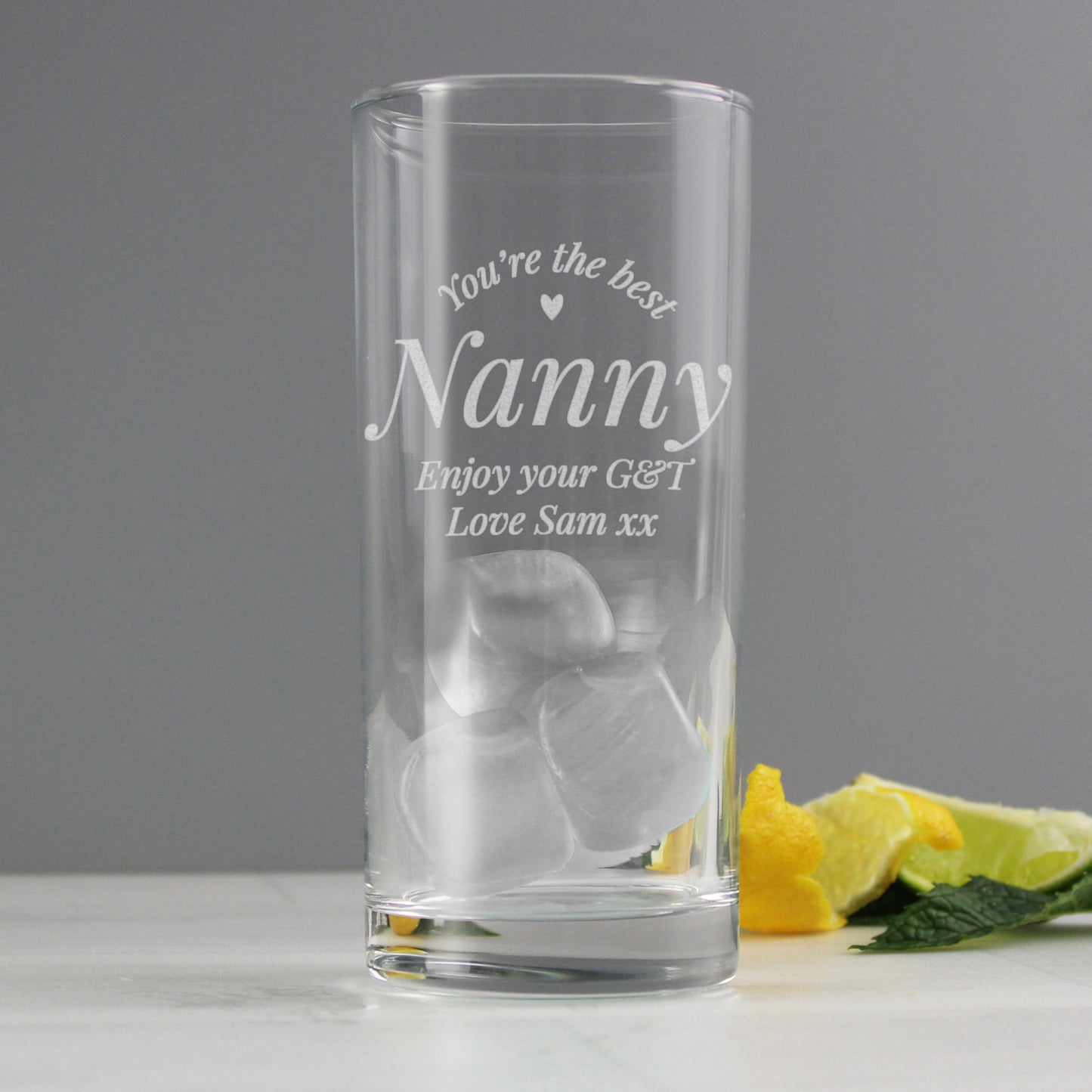 Personalised You Are The Best Hi Ball Glass - image 4