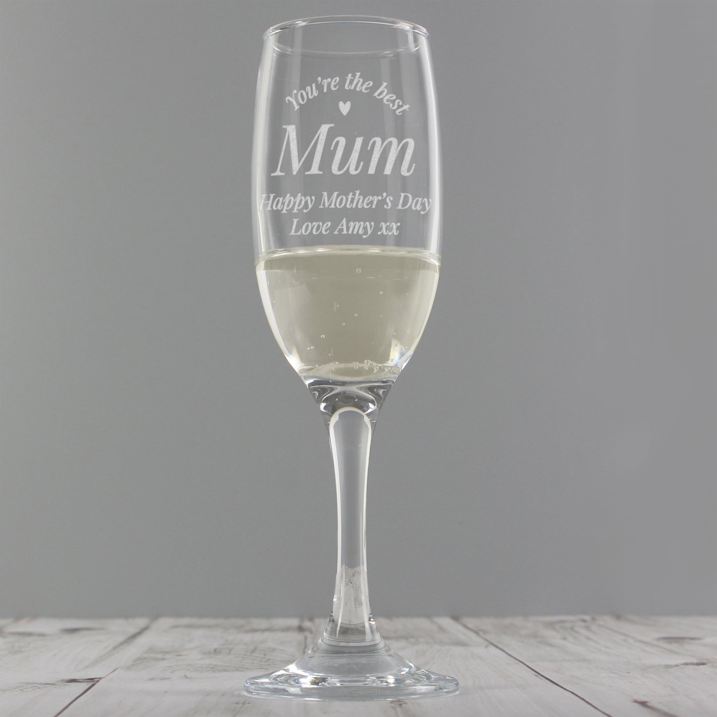 Personalised You Are The Best Flute Glass - image 4