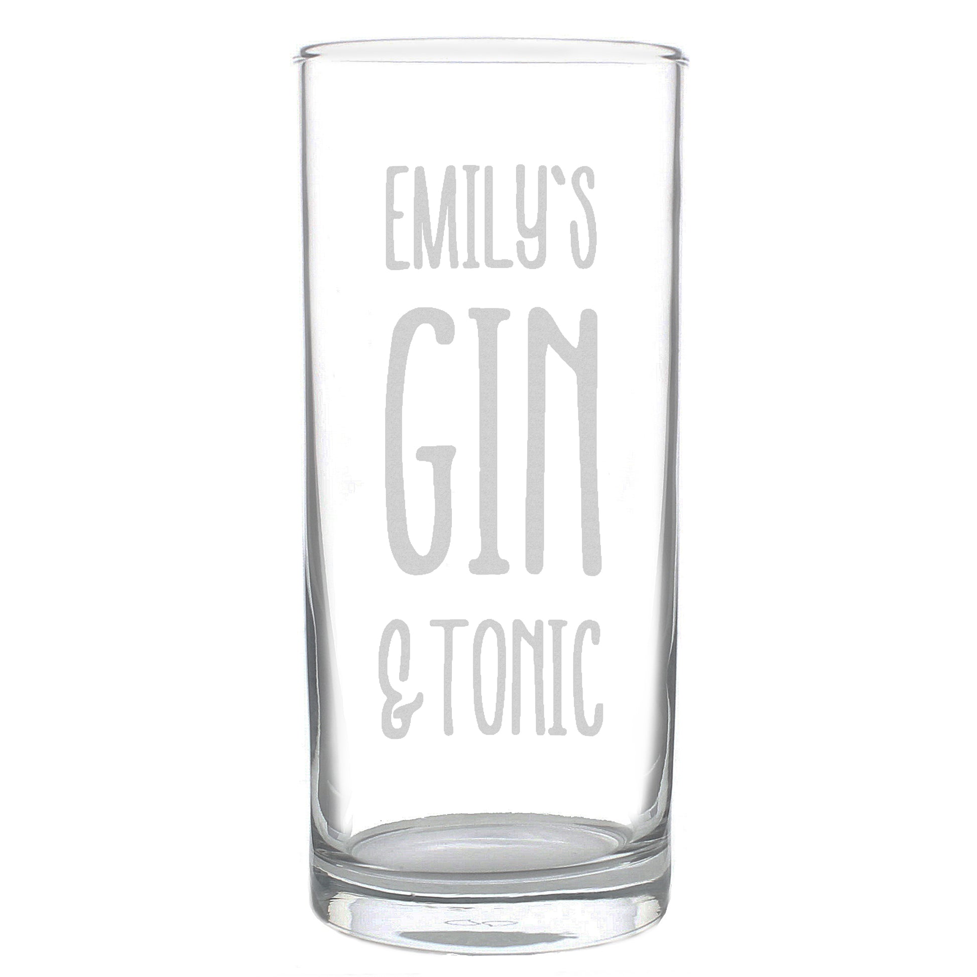 Personalised Gin & Tonic Hi Ball Glass - image 2