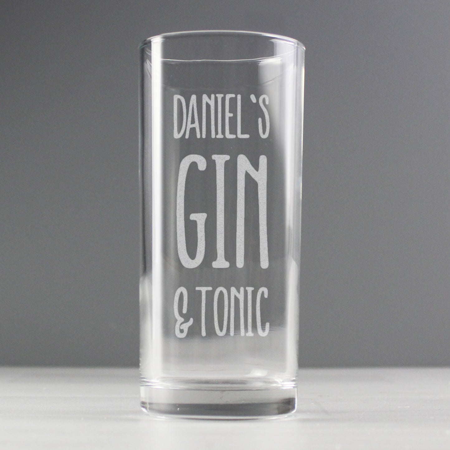 Personalised Gin & Tonic Hi Ball Glass - image 3