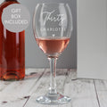 Personalised Big Age Wine Glass from Heartfelt Gifts