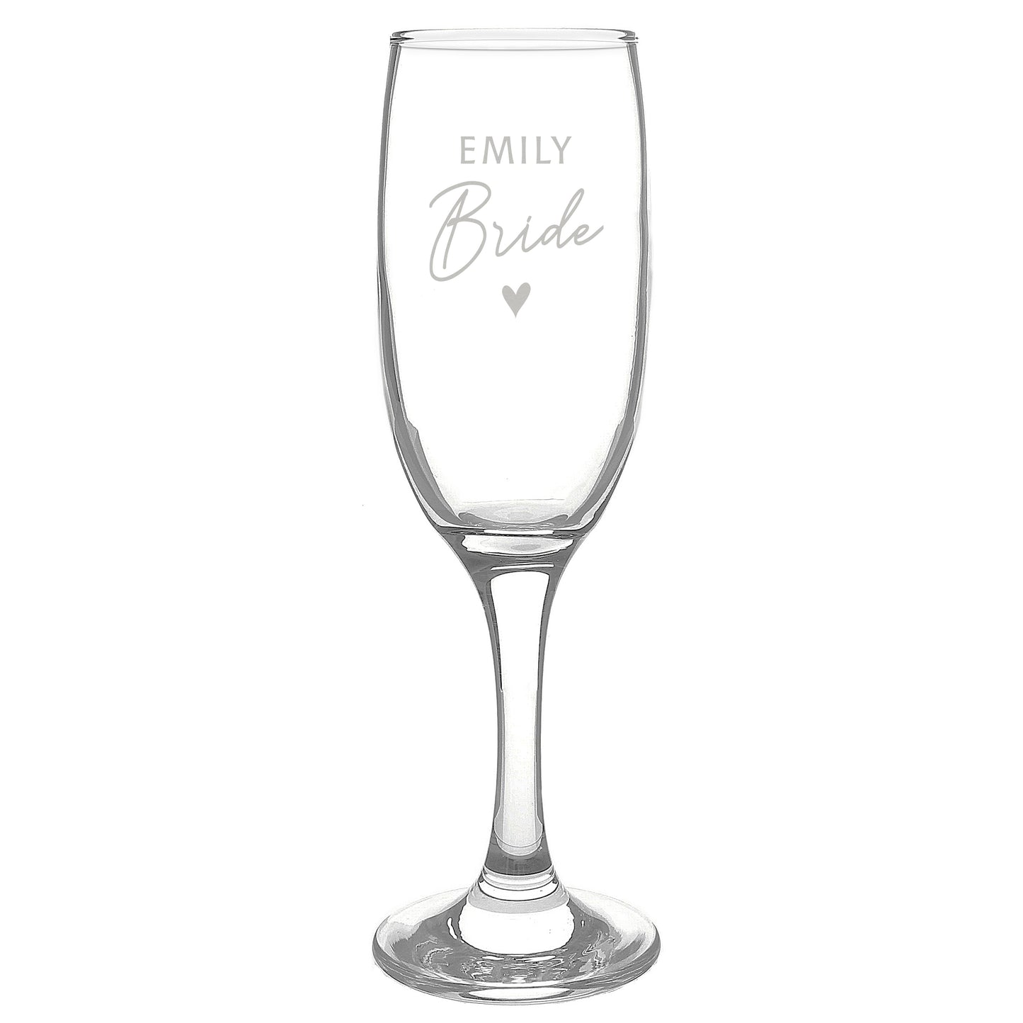 Personalised Bride Flute Glass - image 5