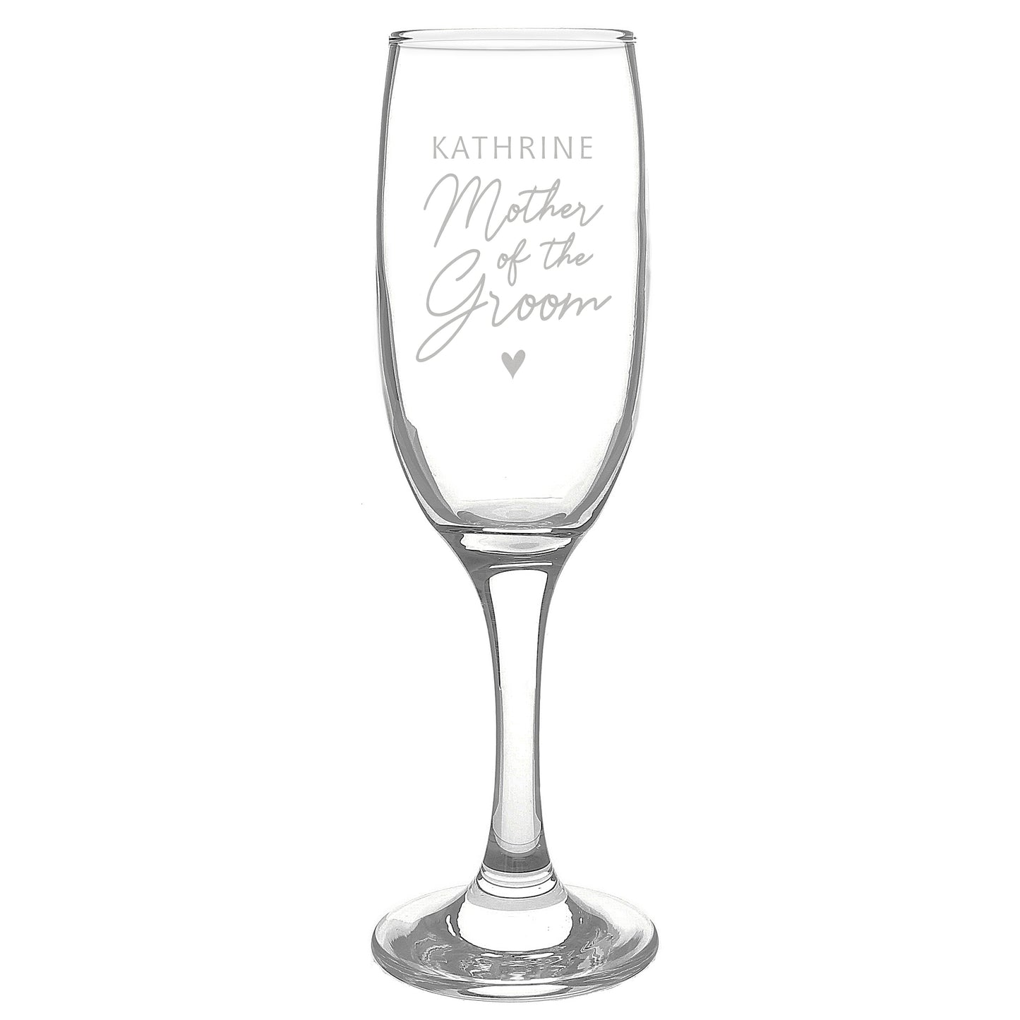Personalised Mother of the Groom Flute Glass - image 5