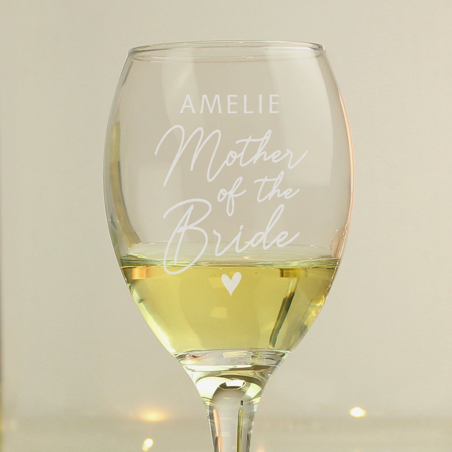 Personalised Mother of the Bride Wine Glass - image 2