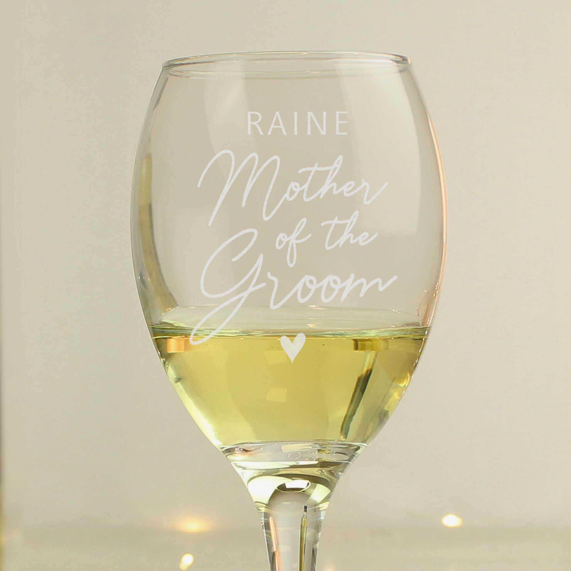 Personalised Mother of the Groom Wine Glass - image 2
