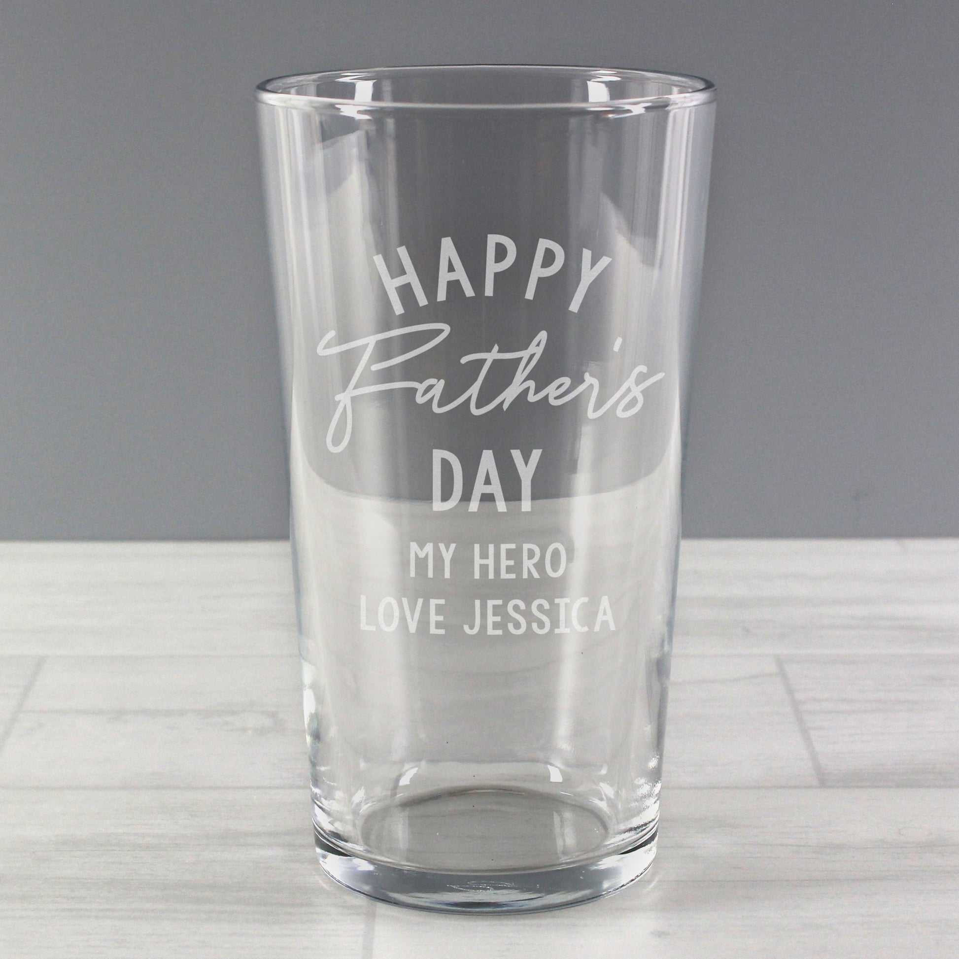 Personalised Father's Day Pint Glass - image 3