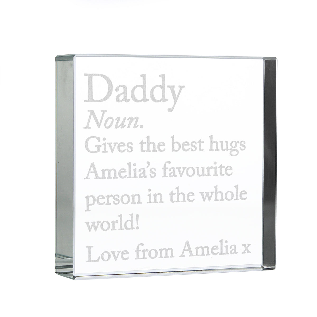 Personalised Dictionary Definition Crystal Token - image 2