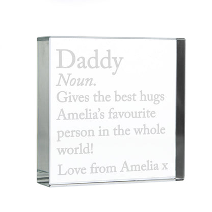 Personalised Dictionary Definition Crystal Token - image 2