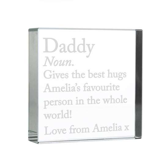 Personalised Dictionary Definition Crystal Token - image 2