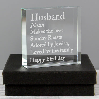 Personalised Dictionary Definition Crystal Token - image 5