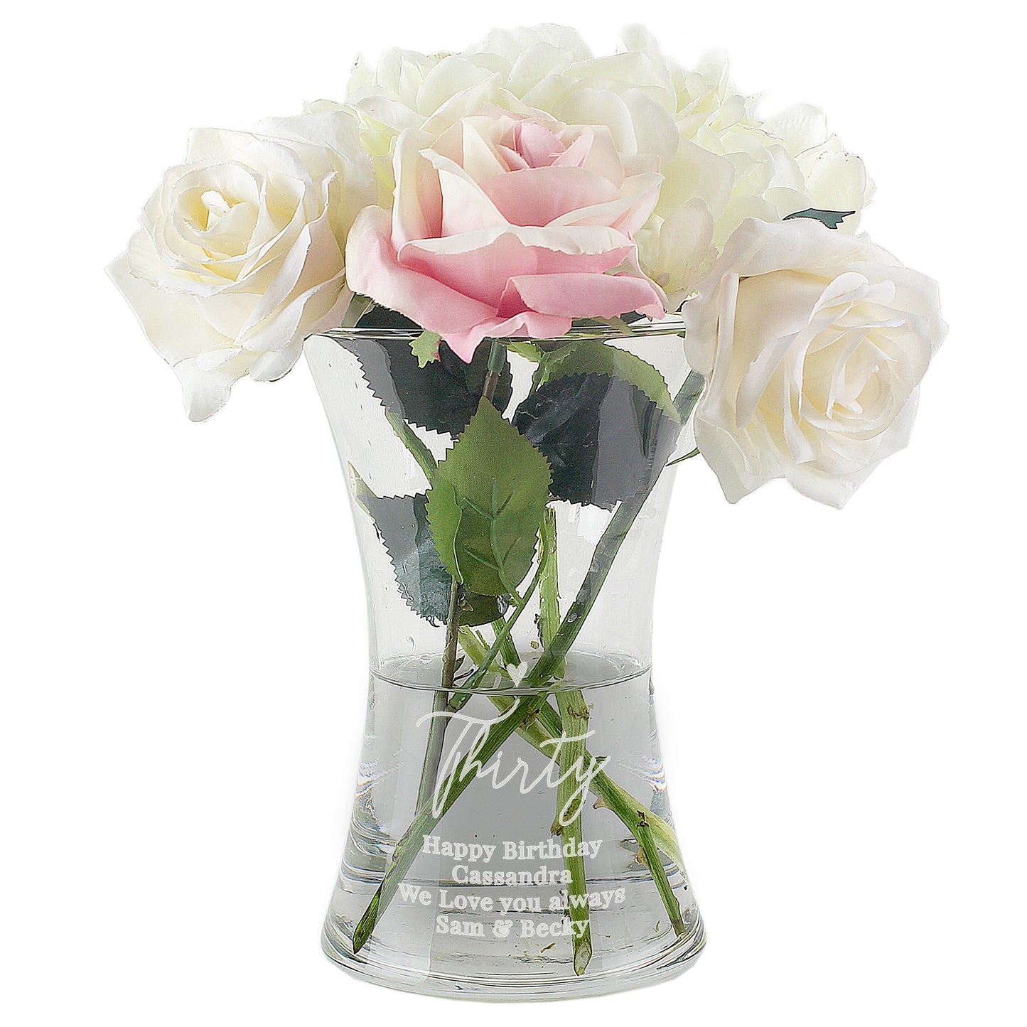 Personalised Big Age Glass Vase - image 5