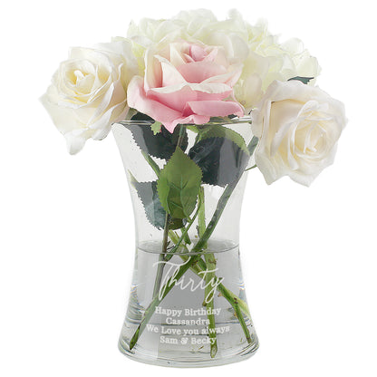 Personalised Big Age Glass Vase - image 5