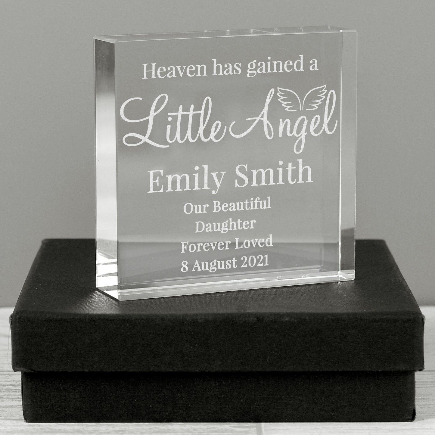 Personalised Little Angel Crystal Token - image 3