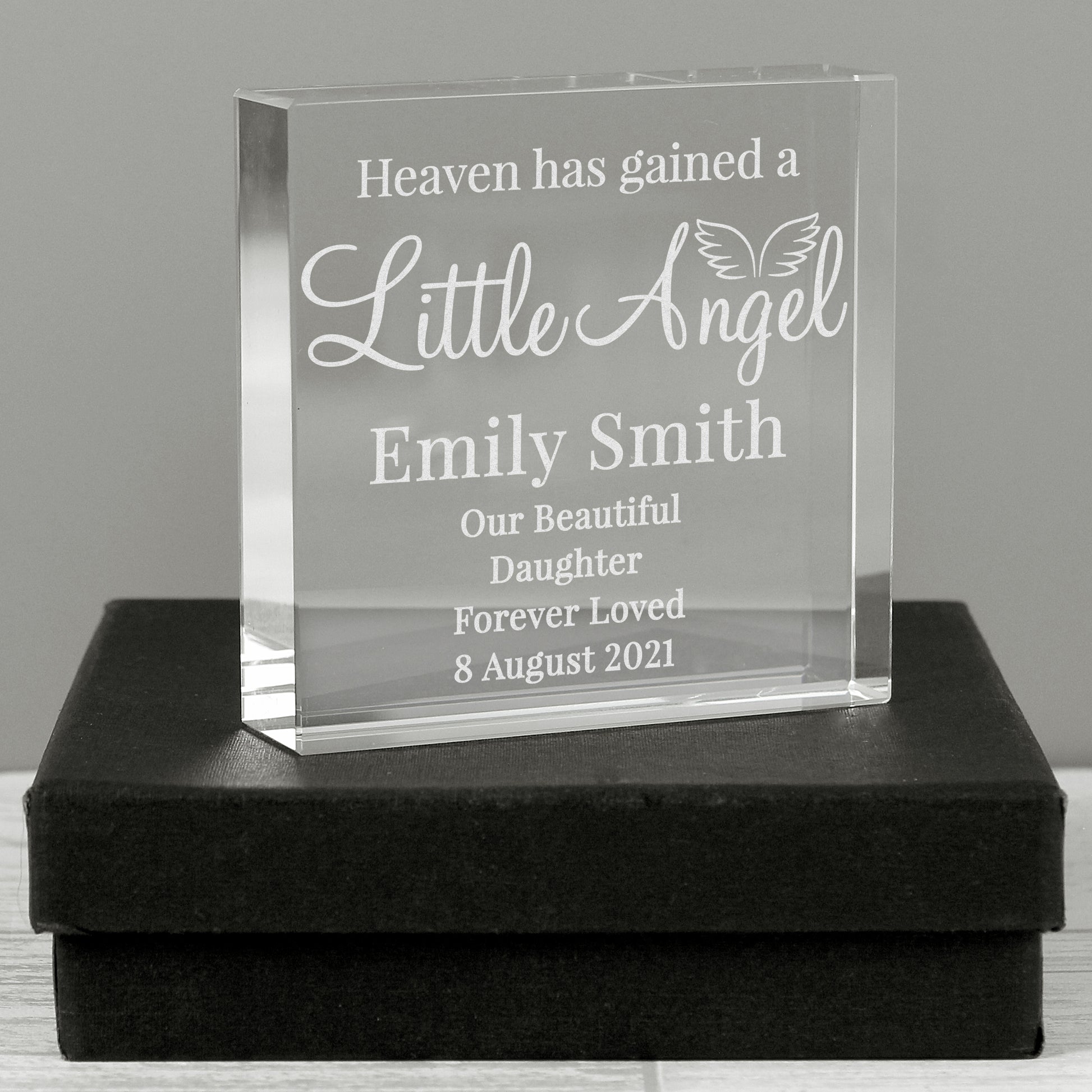 Personalised Little Angel Crystal Token - image 3