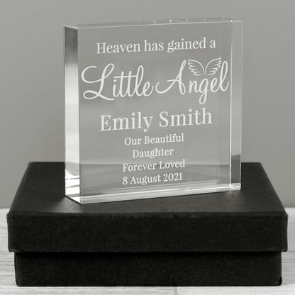 Personalised Little Angel Crystal Token - image 3