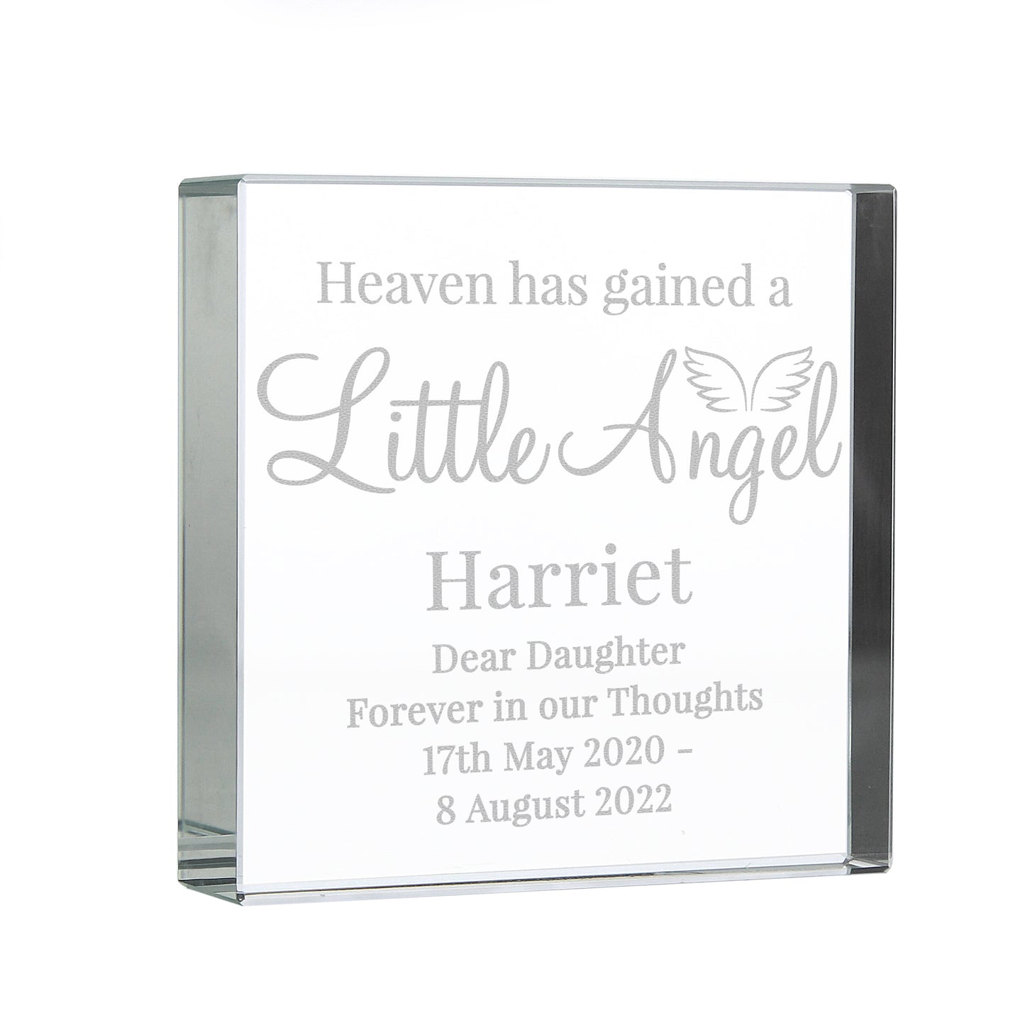 Personalised Little Angel Crystal Token - image 5
