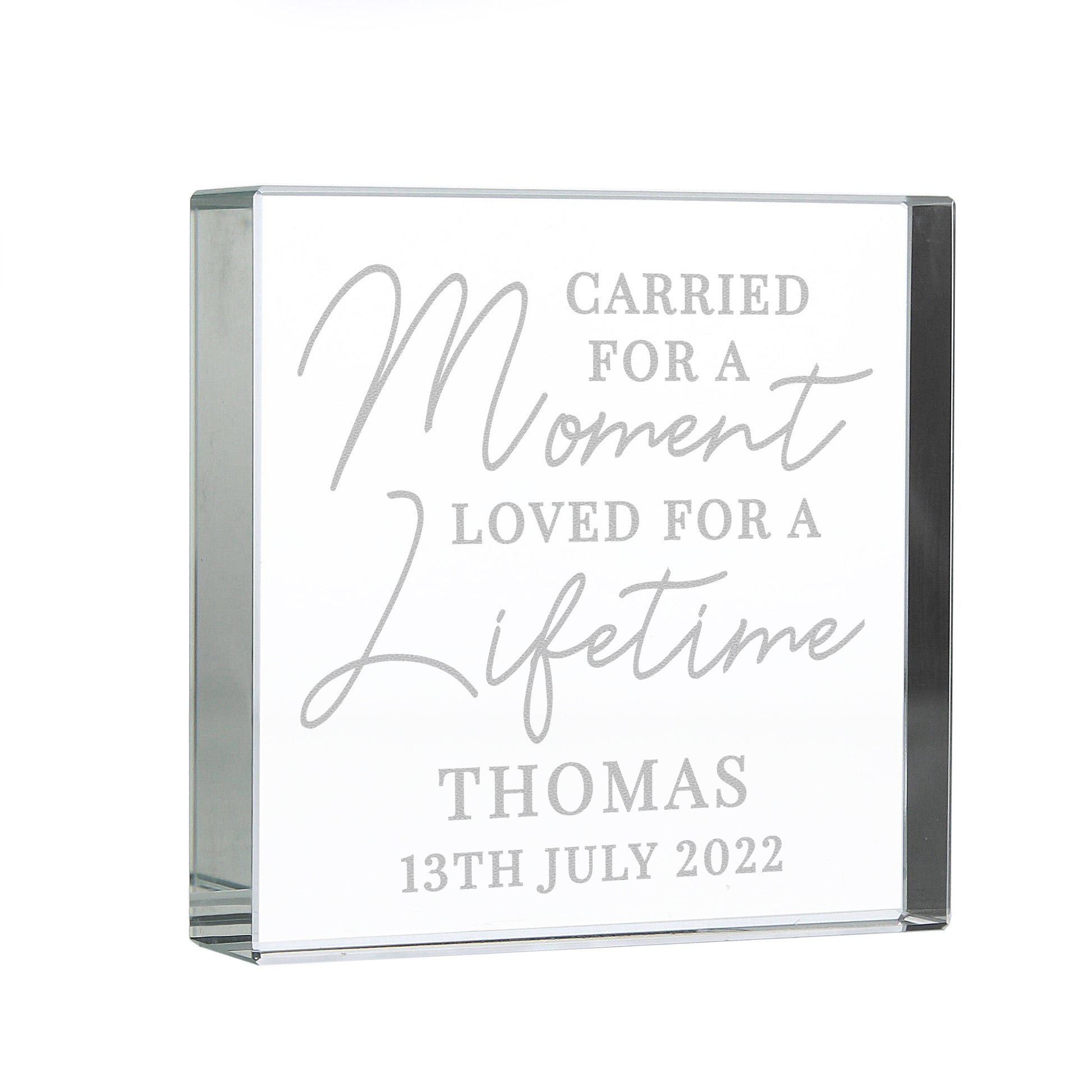 Personalised Carried for a Moment Crystal Token - image 5