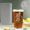 Personalised Class of Graduation Pint Glass from Heartfelt Gifts